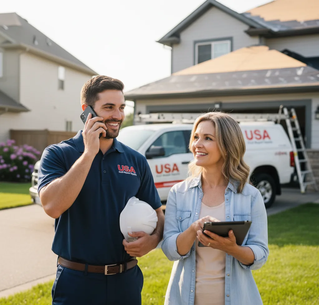 USA Roof Repair Experts customer support in Bedford